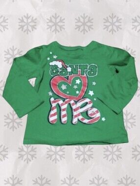 LIL GIRLS CHILDRENS PLACE CHRISTMAS SHIRT